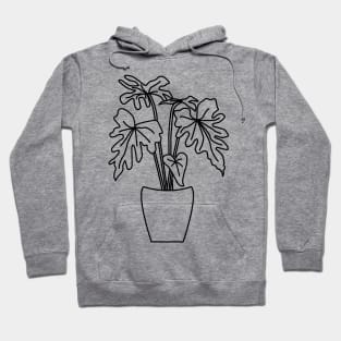 Philodendron Sangri La Lines Hoodie